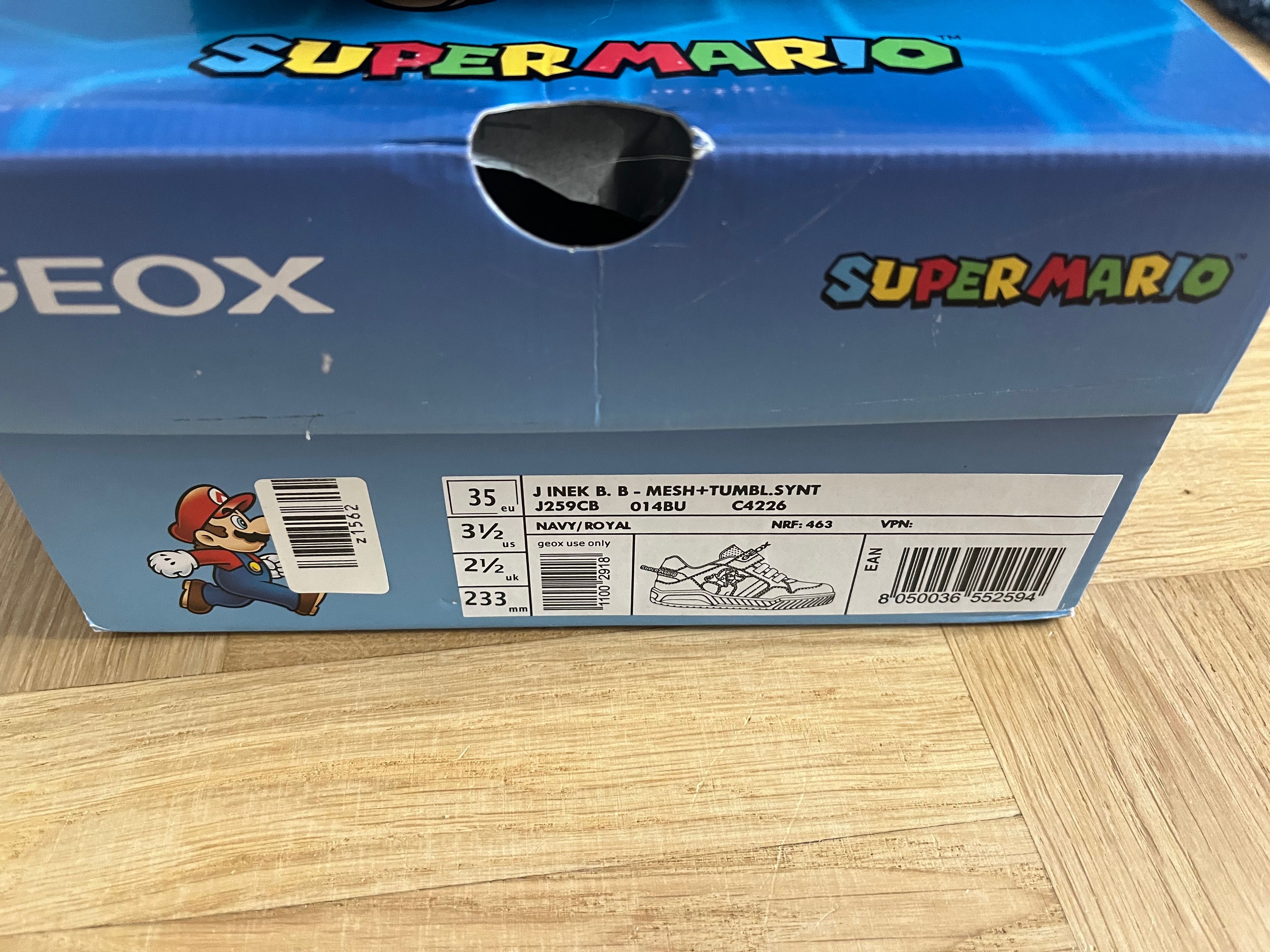 sneakersy Geox Super Mario r. 35 nowe