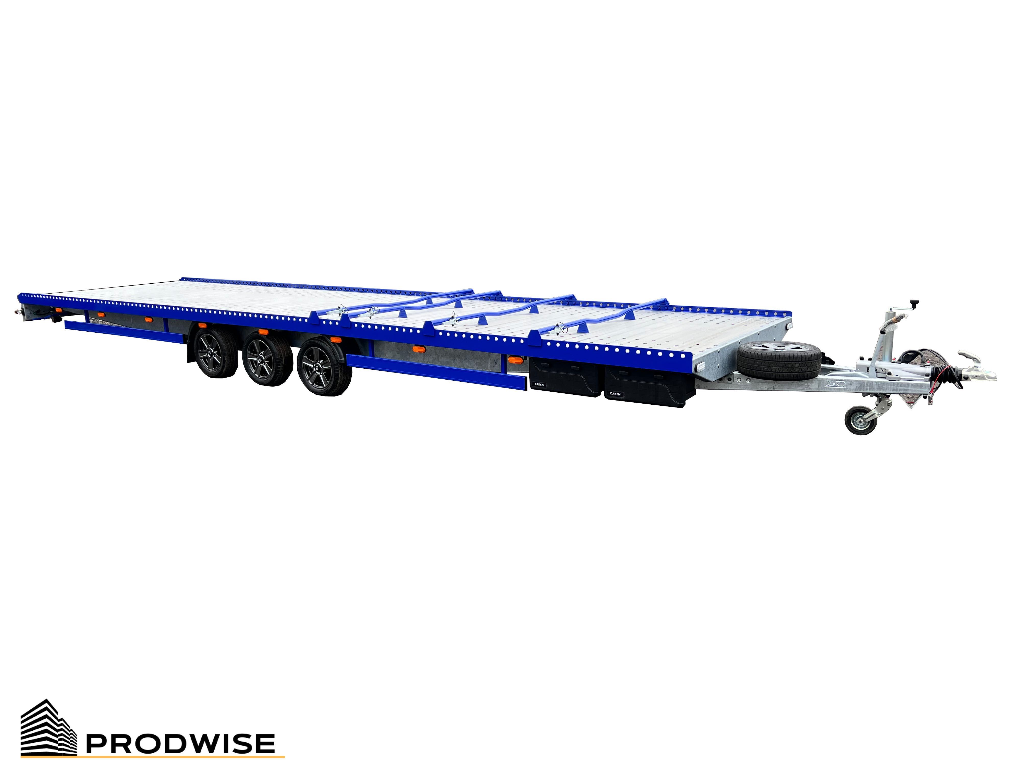 Przyczepa 8,5 m x 2,1 m DMC: 3500kg (różne szerokości lawety) 2025r.