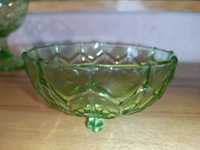 Zestaw 3 kryształów - zielone szkło