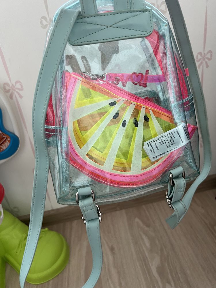 Шикарный летний рюкзак Accessorize с косметичкой