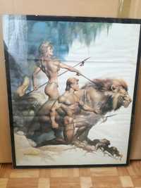 Plakat fantasy Leo - Boris Vallejo 47x56