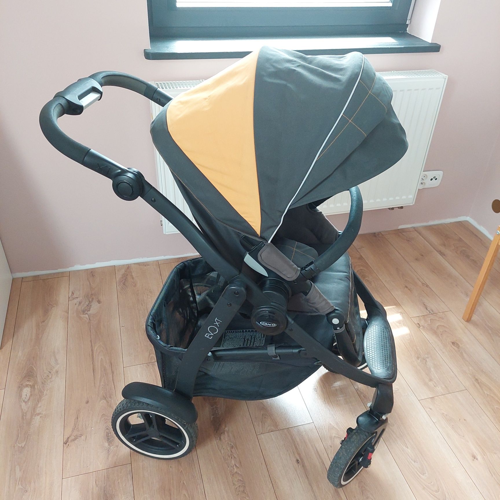 wózek gleboki spacerowy 3w1 Graco Evo XT