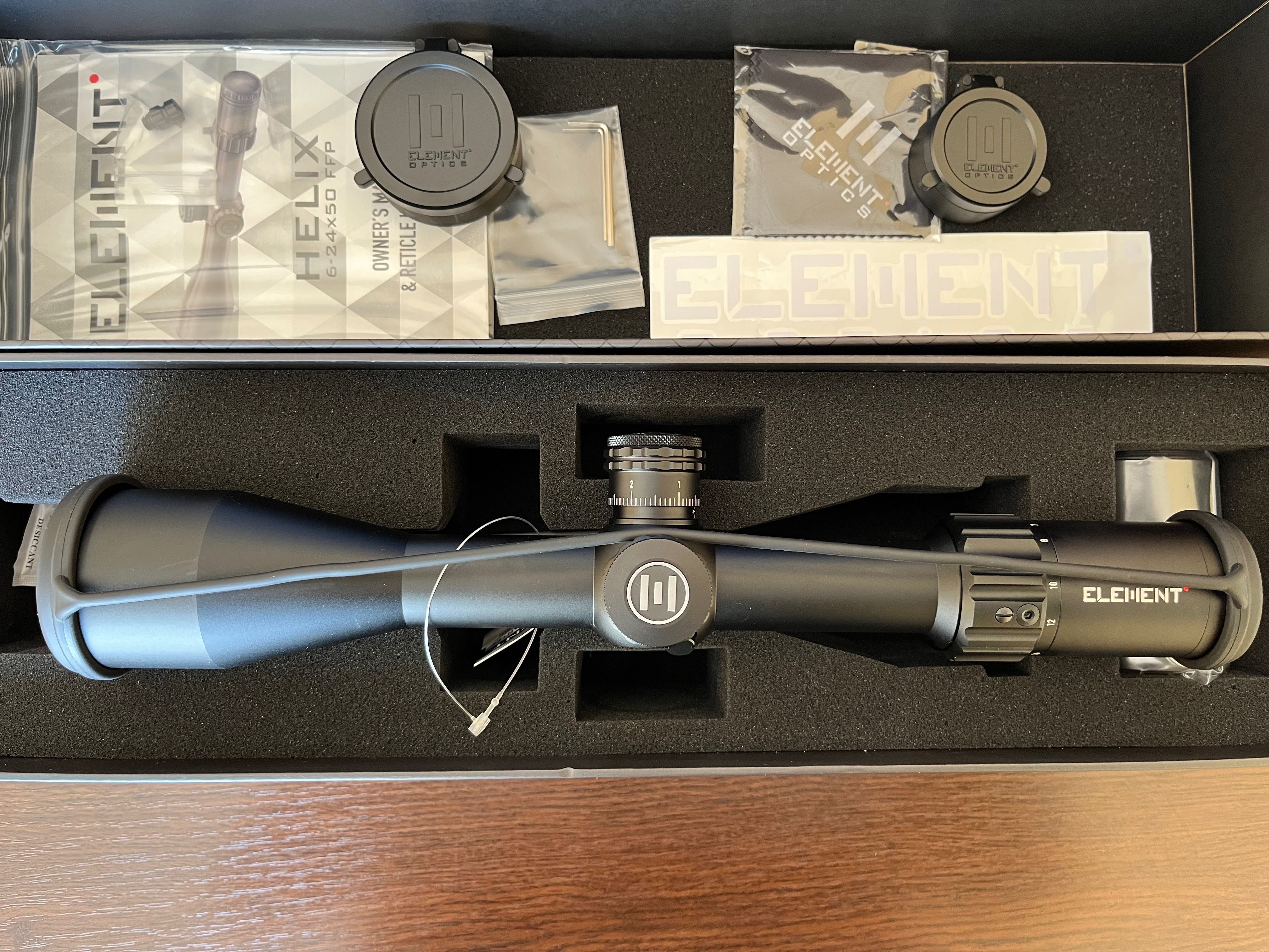 Оптичний приціл оптический прицел Element Optics HELIX 6-24X50 FFP