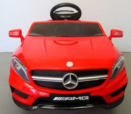 Mercedes GLA45 czerwony Miękkie koła Eva, miękki fotelik