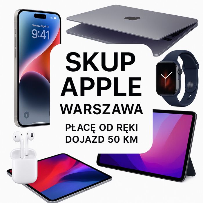 Skup iPhone i sprzętu Apple – Warszawa – dojazd, wycena, odkup