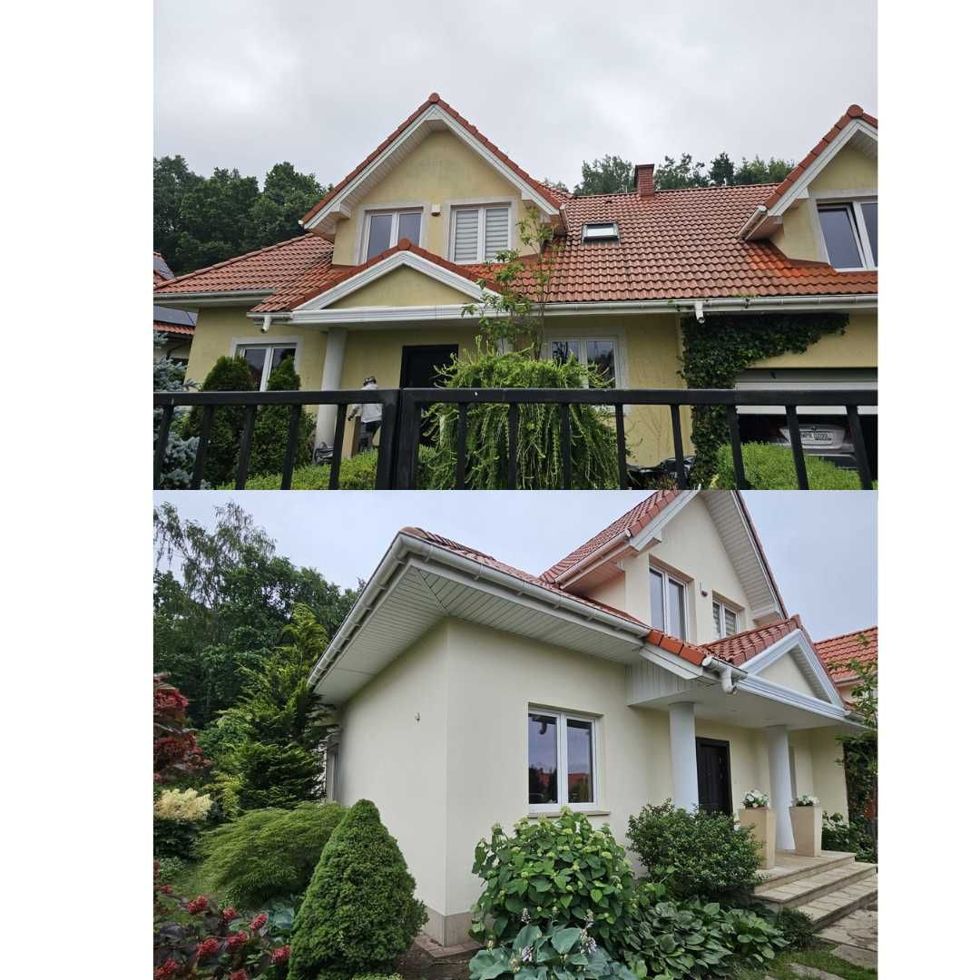 Mycie/Malowanie elewacji, dachów i kostki brukowej