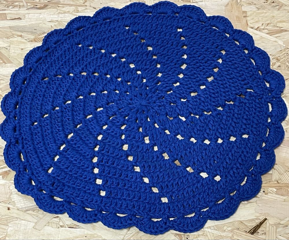 Sousplat/individual em crochet