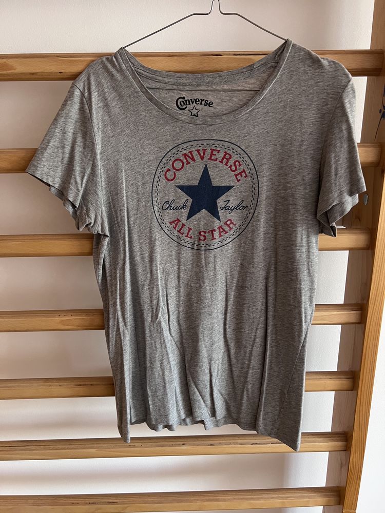 Koszulka szary tshirt converse m