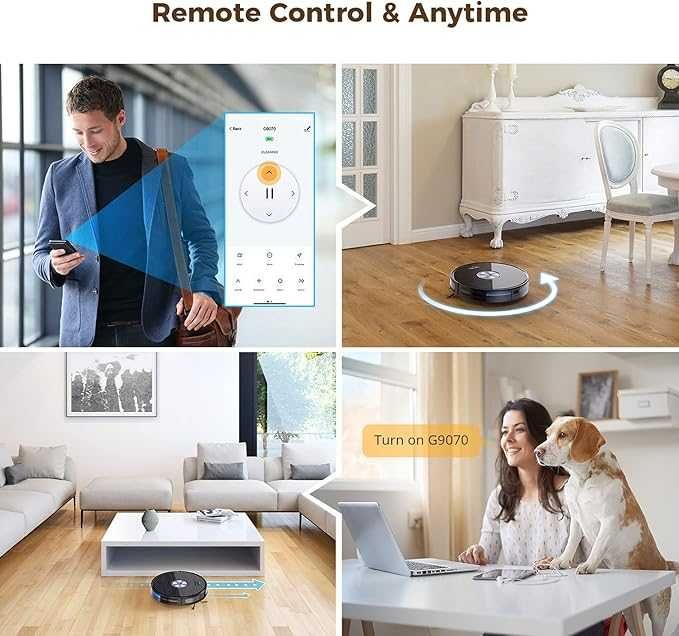 G9070 robot odkurzający z mopem z 6 trybami czyszczenia