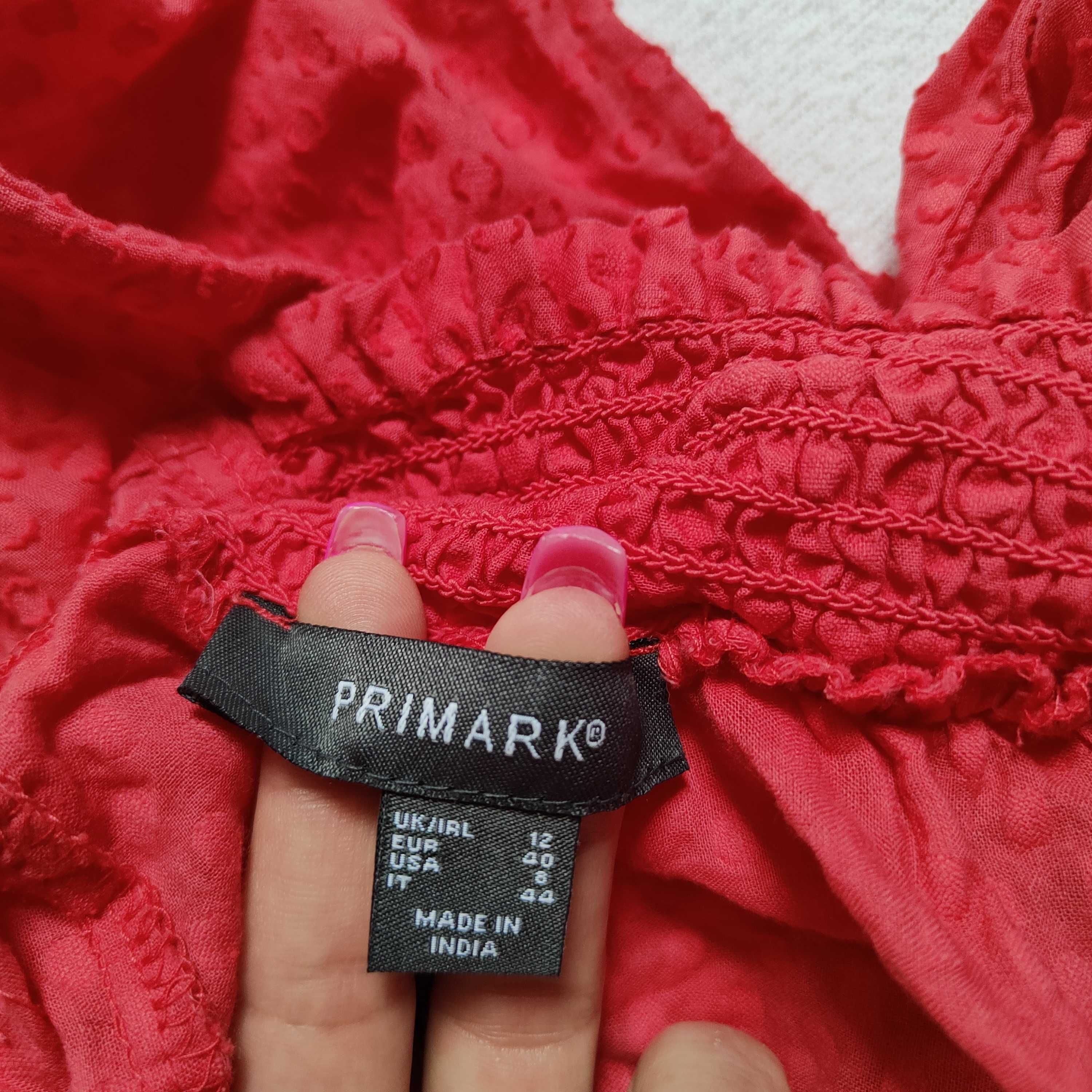 Malinowa hiszpanka PrimarK rozmiarowo eMka