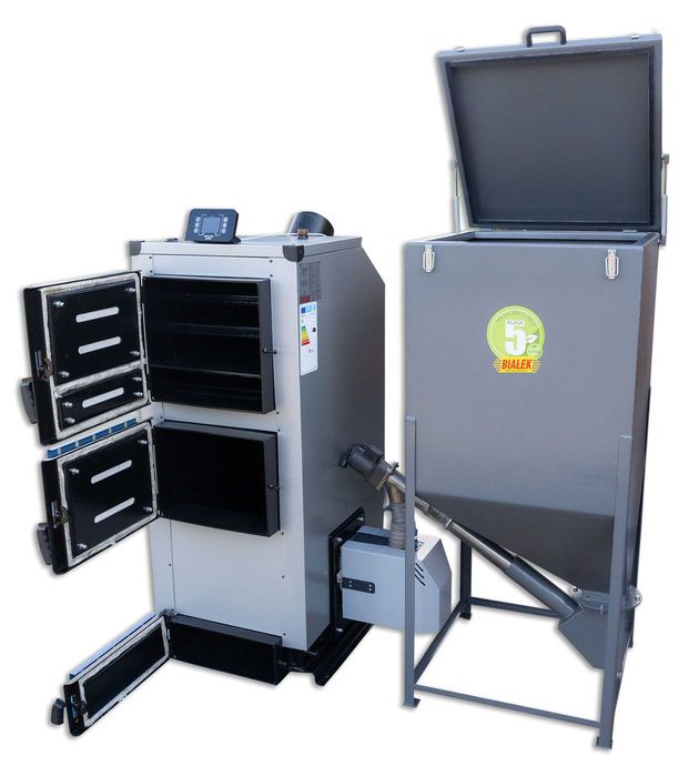 Kocioł na PELLET Palnik Samoczyszczący 25KW 220M2 5KLASA