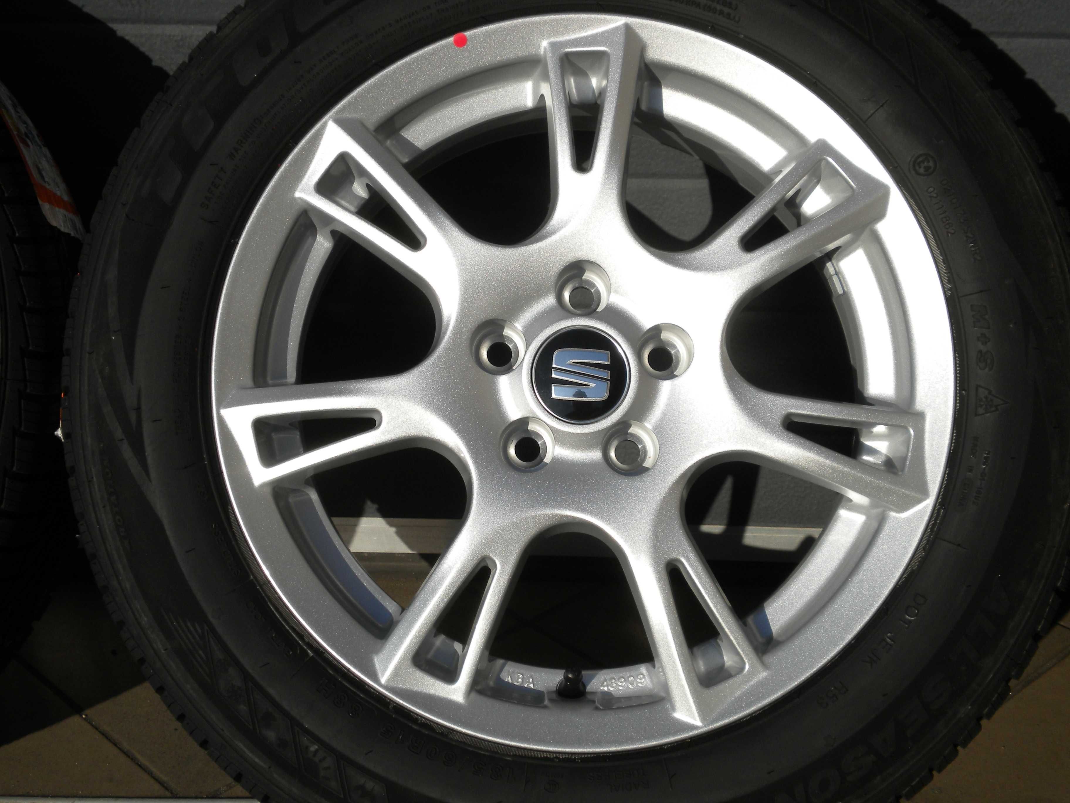 Nowe koła całoroczne aluminiowe 15 5x100 Seat Ibiza Cordoba Toledo IV