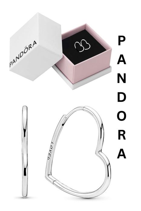 Срібні Сережки Pandora "Невичерпне кохання" оригінал