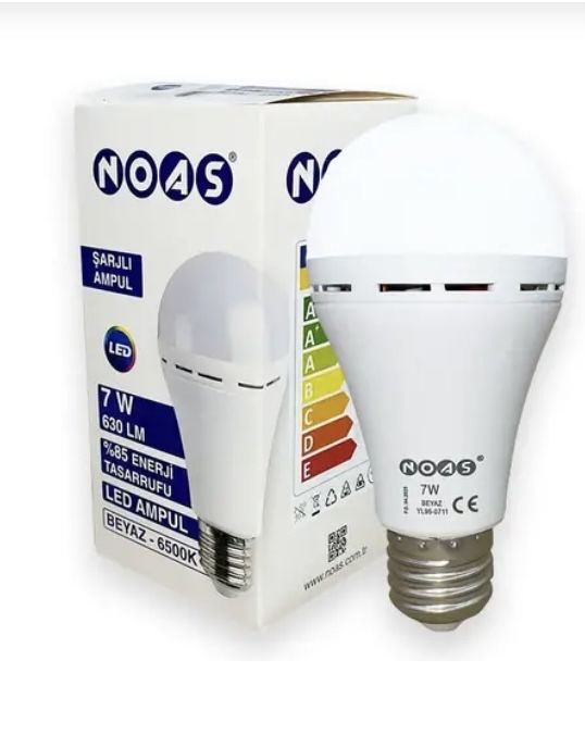 Лампа LED акумуляторна NOAS YL95-0711 біла 7Вт Е27 6500К