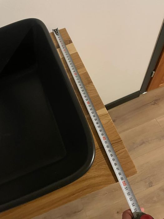 Zestaw umywalka z szafką, bateria loft