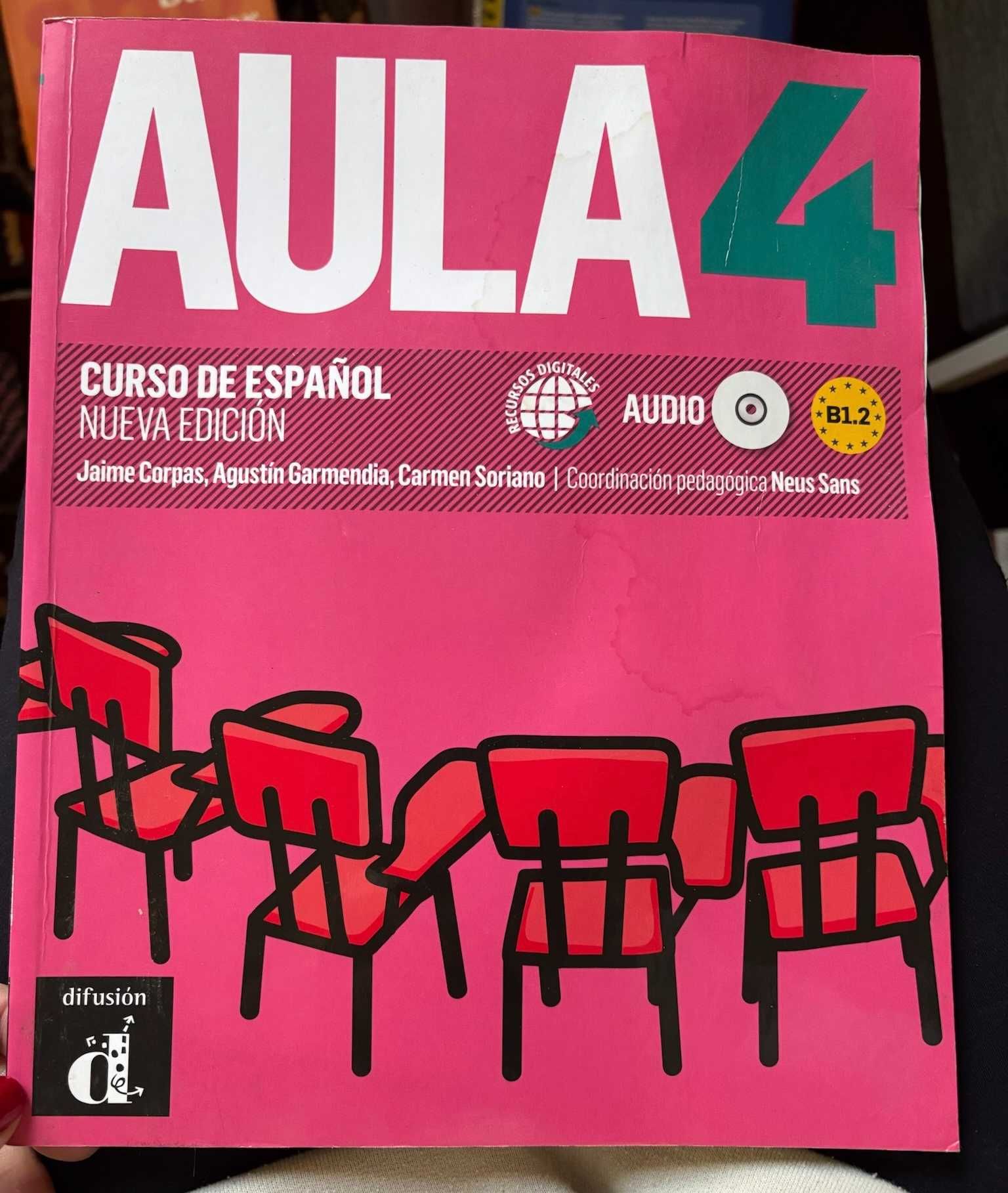 AULA 4: Libro del Alumno + CD (B1.2) Curso de Español