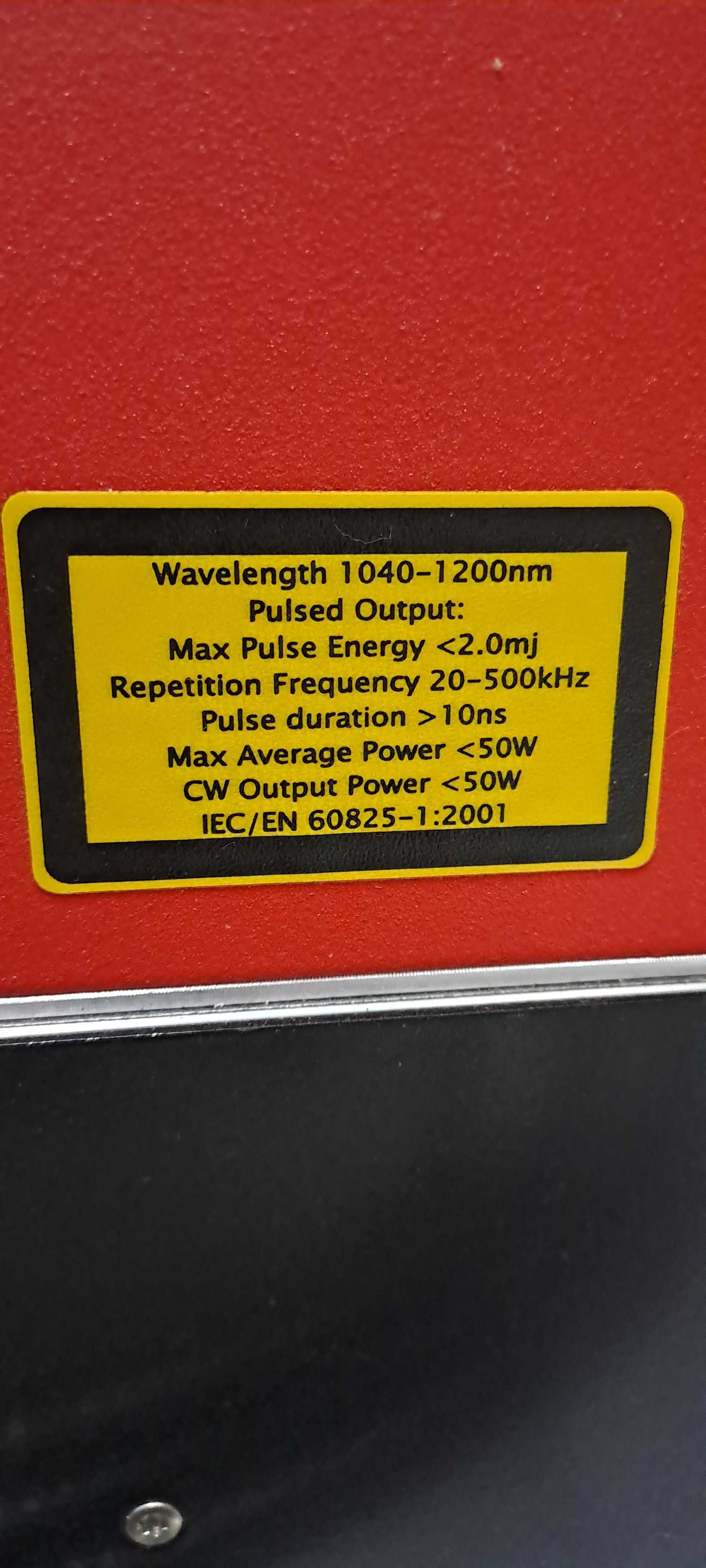 SPI laser Fiber Max Power 50W