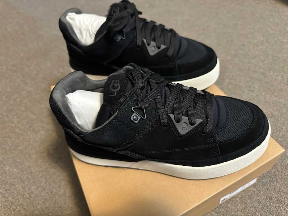 UGG 47 Оригинал Новые Кожаные Кроссовки Ботинки Черные США Деми Зима