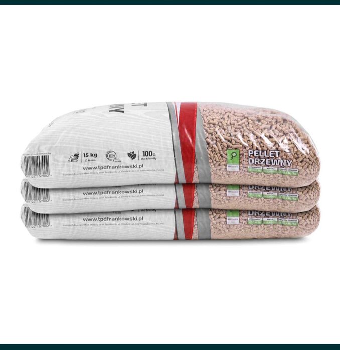 Pellet drzewny sosnowy certyfikat pelet czysty A1 Din 990kg