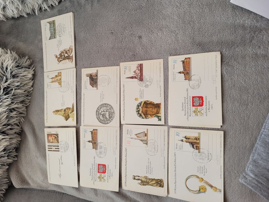 Kartki pocztowe z wizyty JP II