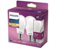 лампочка матова Philips LED Premium Classic A60 2шт