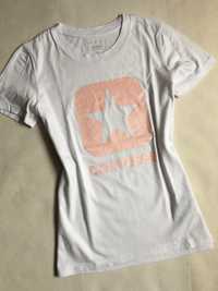 Converse koszulka damska t-shirt biała 36 S M basic logo