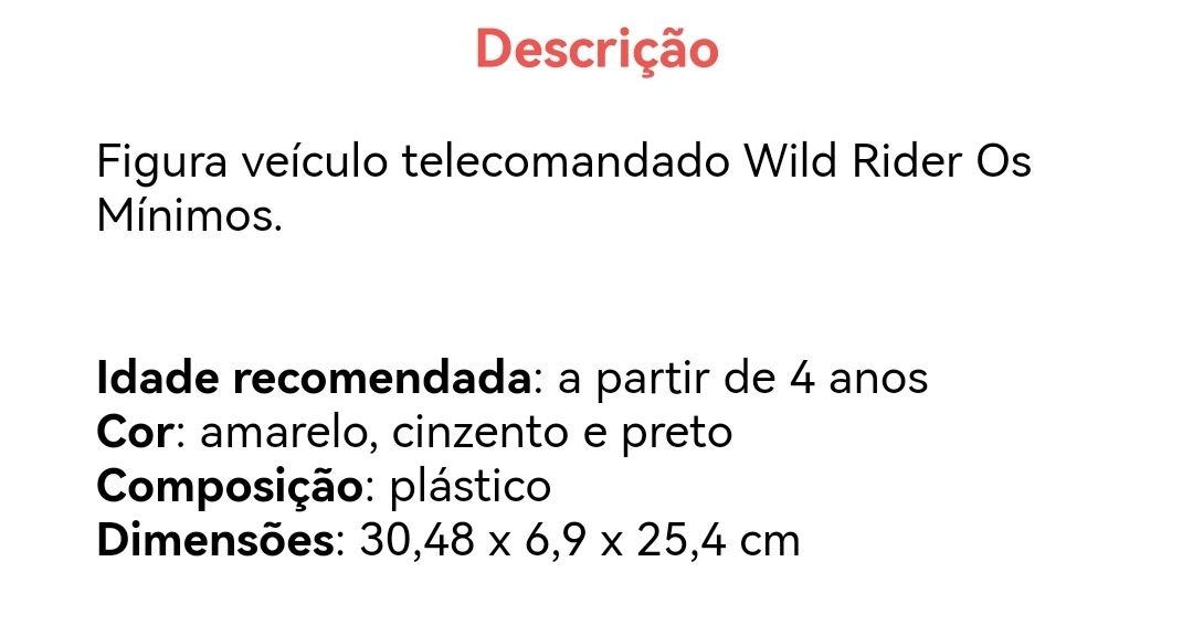 Minions veículo telecomandado Wild Rider