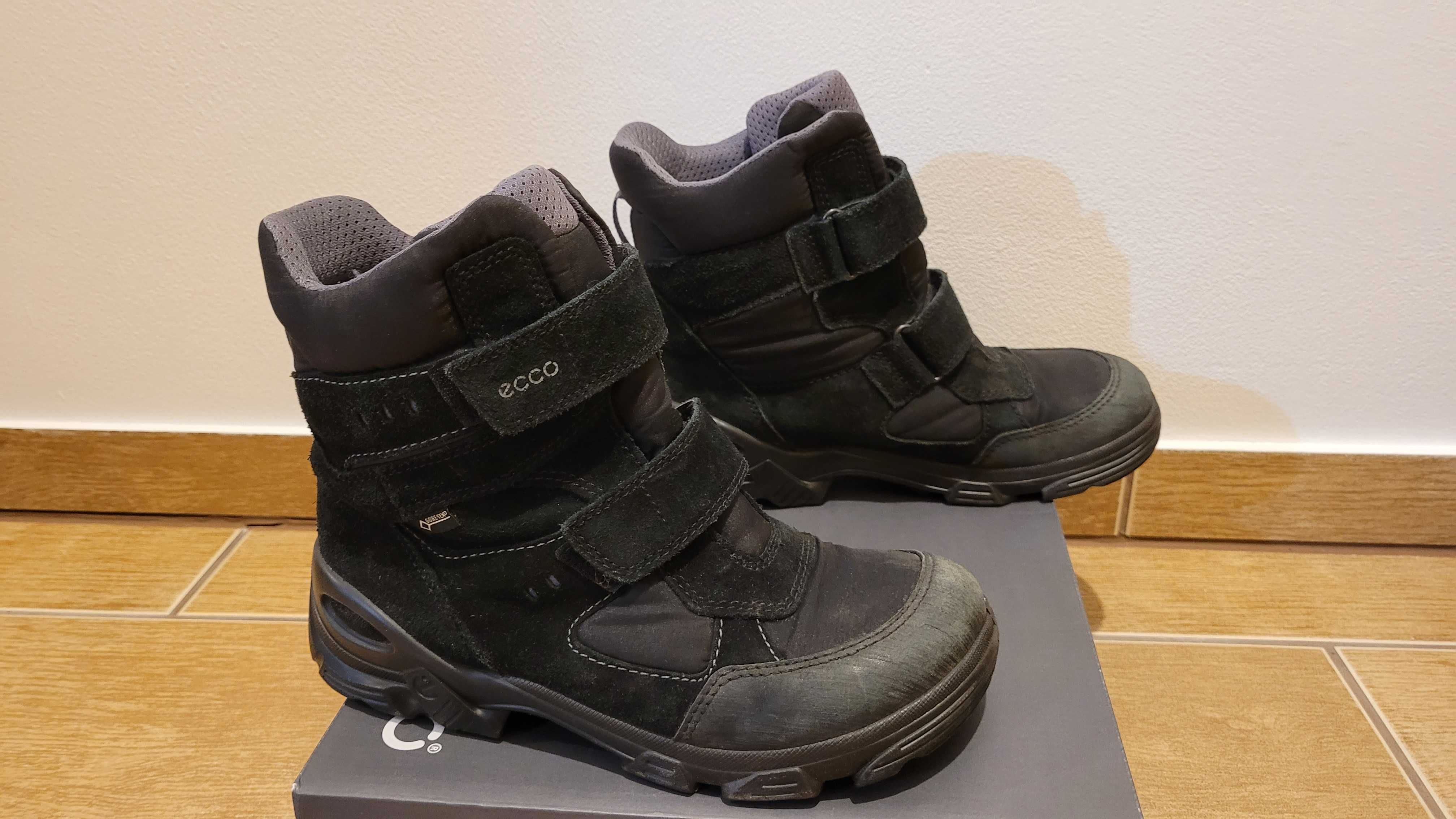 Chłopięce buty zimowe goretex Ecco Snowboarder rozm. 38