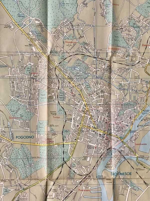 Plan Szczecina PPWK 1968