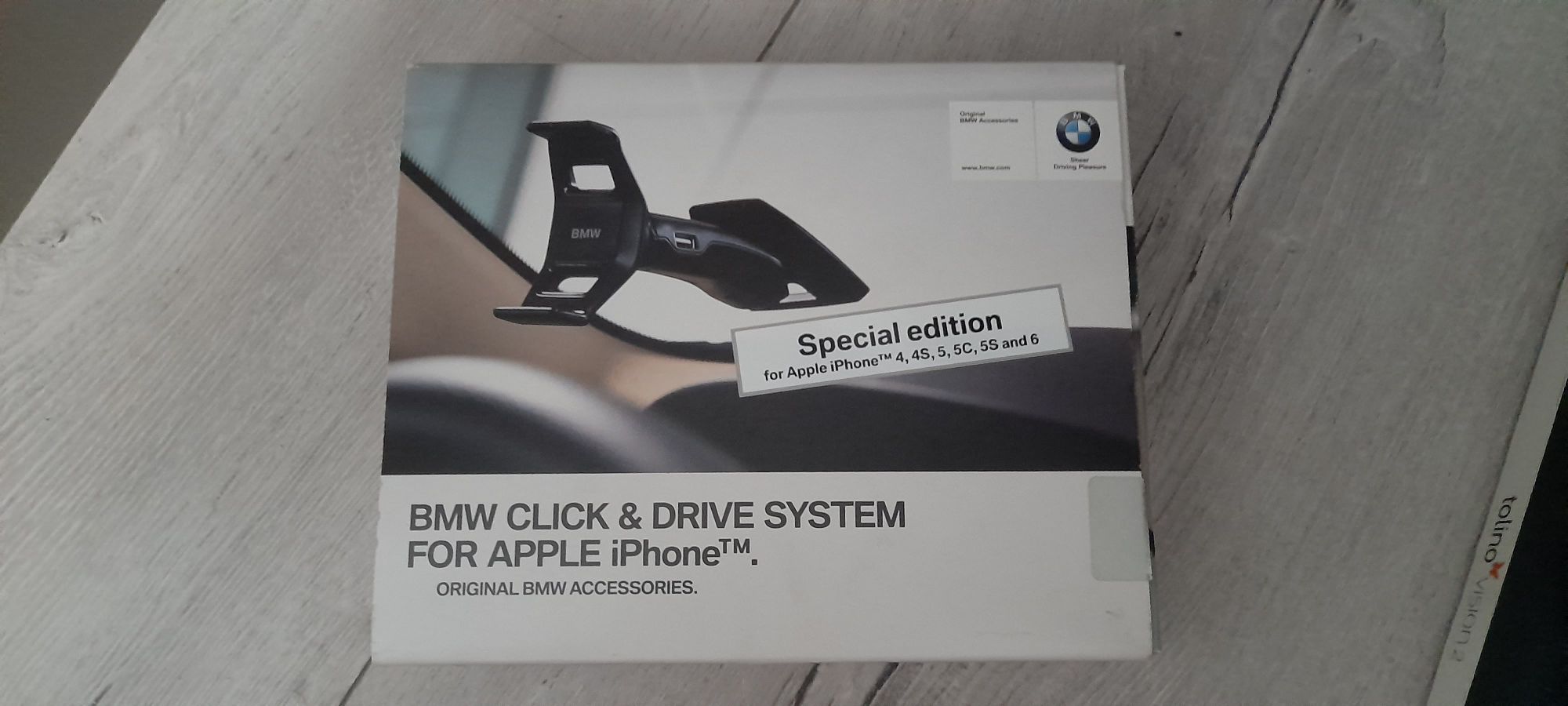 Oryginalny uchwyt telefonu Apple IPhone BMW Click & Drive system gsm