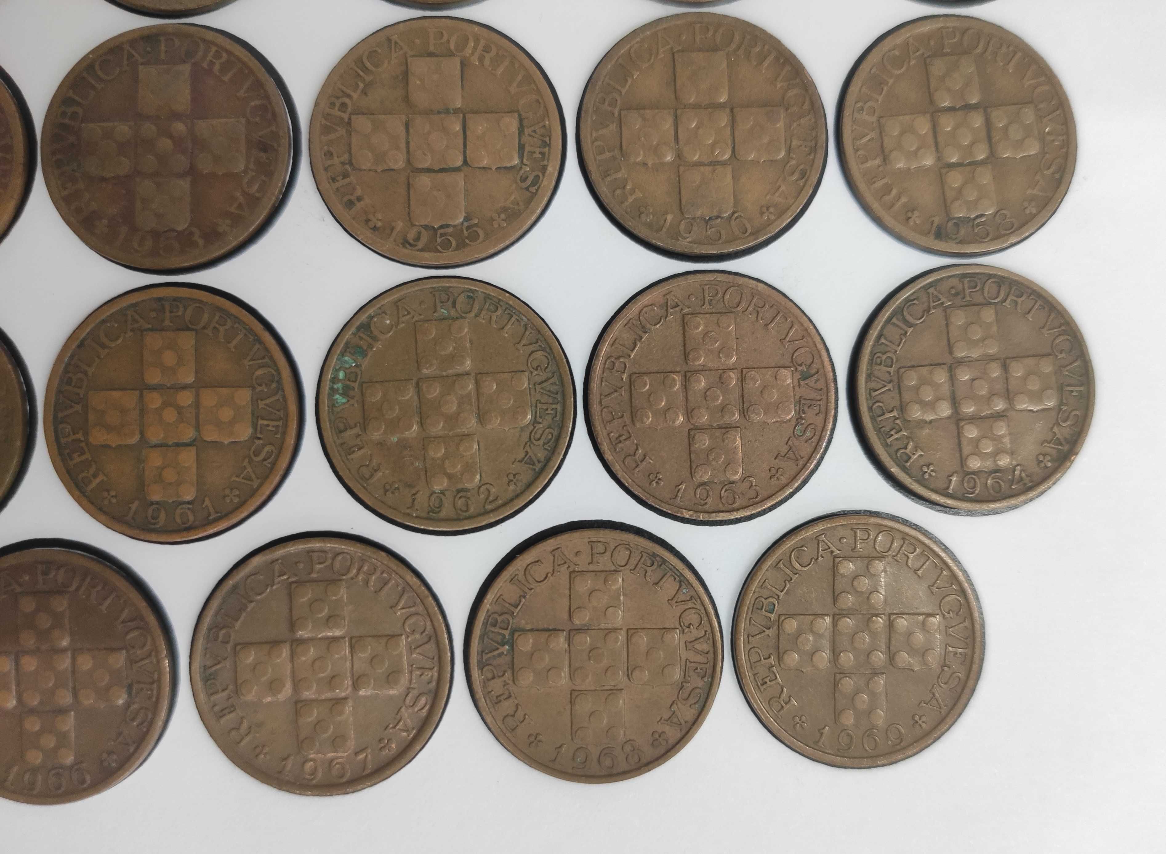 Coleção completa XX Centavos 1942 a 1969 (23 moedas)