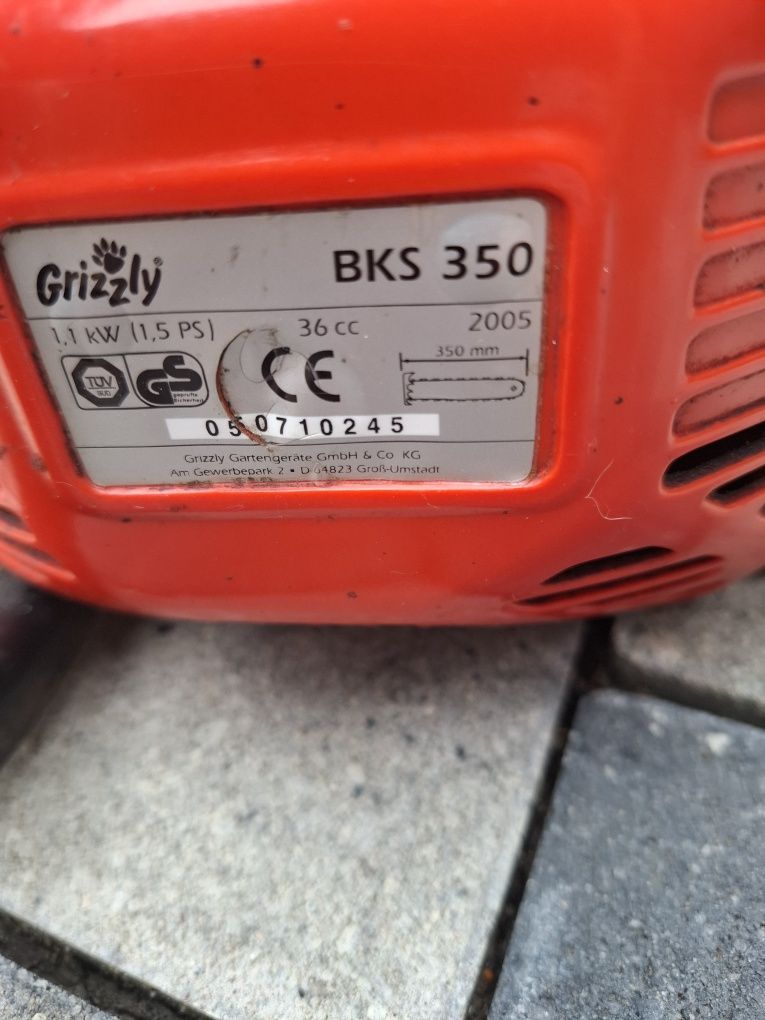 Piła spalinowa grizzly BKS350