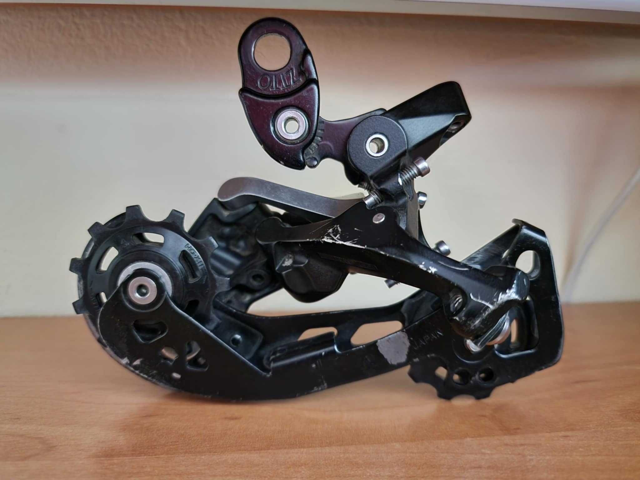 Shimano SLX RD-M7000-11 SGS Długi wózek, Kółka XT + adapter ZTTO