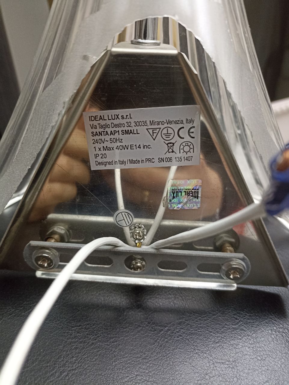 Бра Ideal Lux  Santa AP1 Small