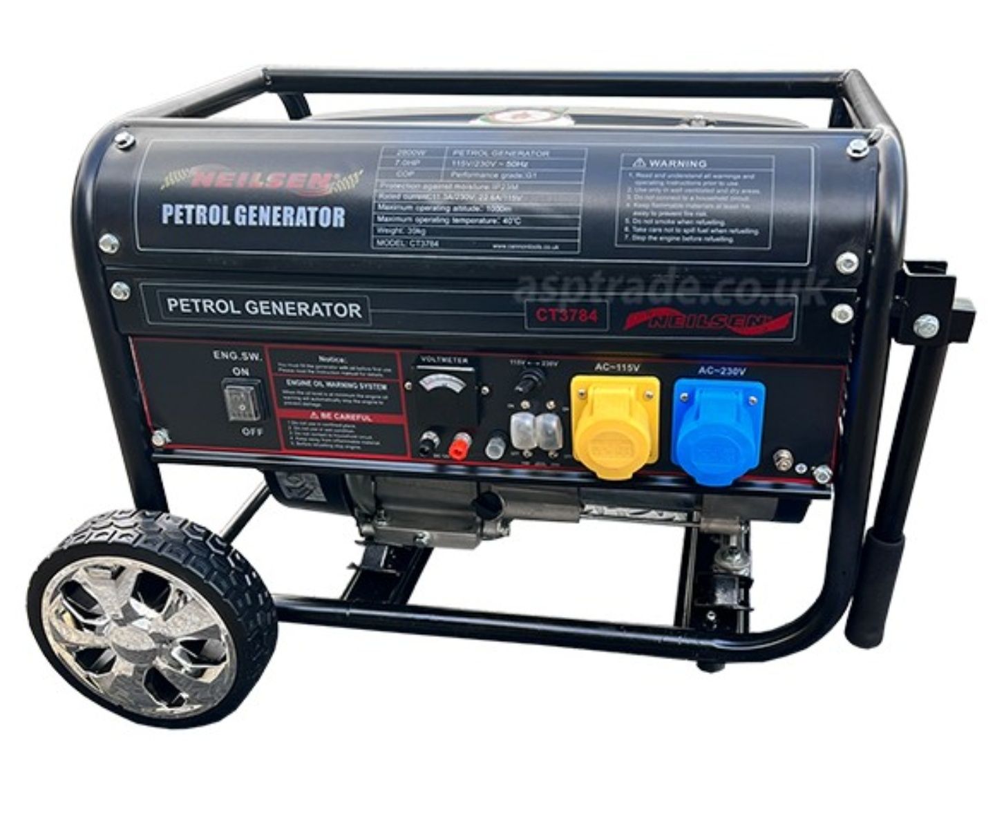 Генератор 2800w Бензиновий генератор Neilsen CT3784 15л