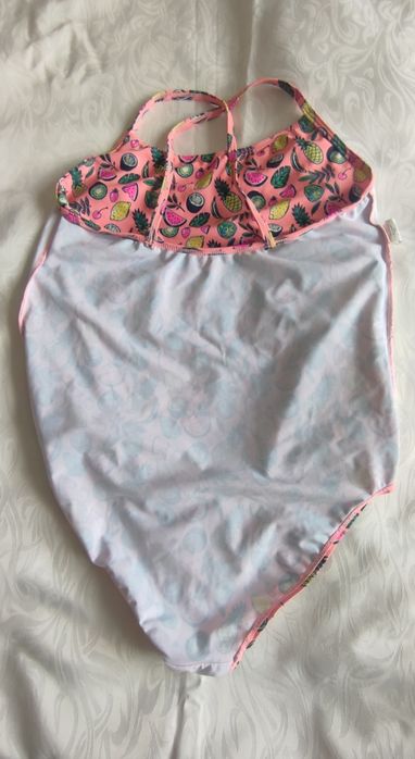 Dwa stroje kąpielowe jednoczęściowe 12/13 lat 152/158 cm