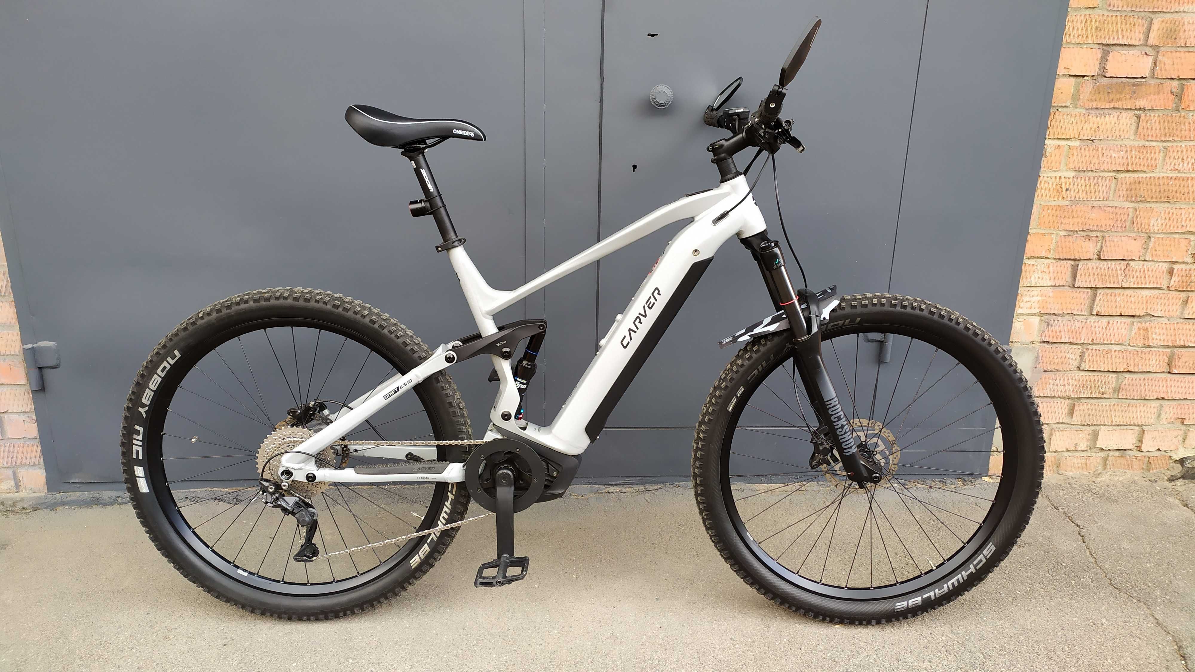 Електро велосипед двопідвіс Carver Drift E5.10