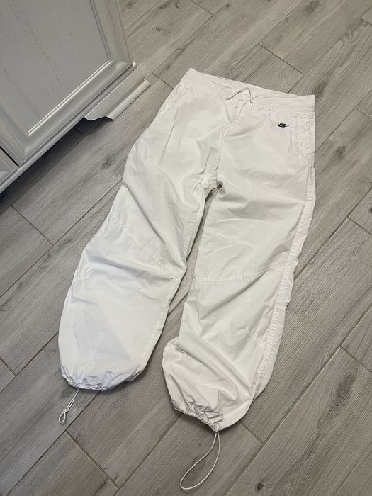 Винтажные Нейлоновые Штаны Nike На Утяжках drill y2k