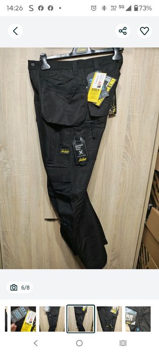 Snickers 6207 lite work 37.5 system rozm. 92(46),