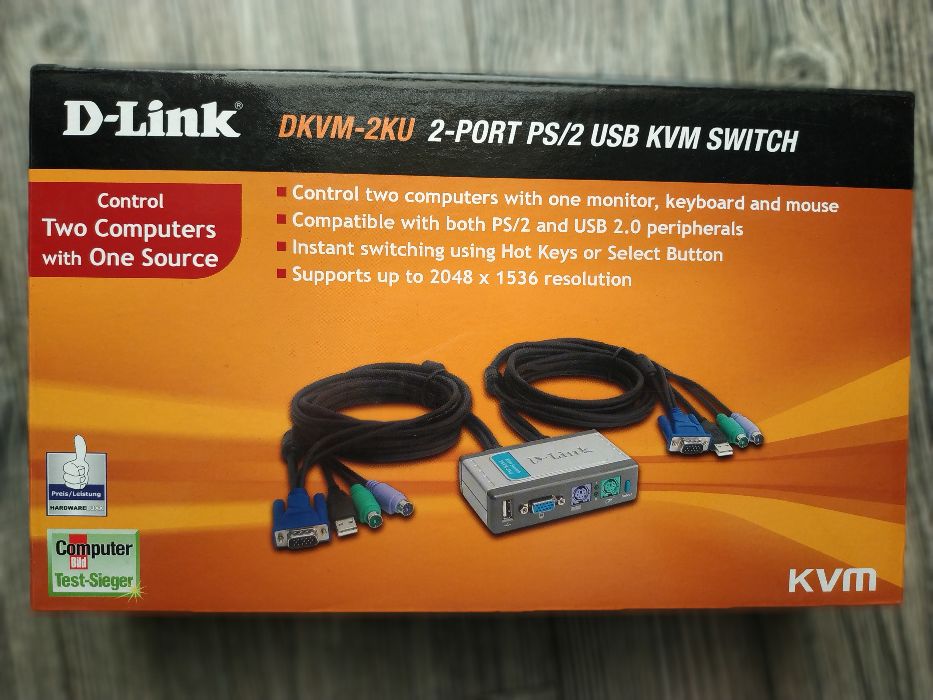 Przełącznik KVM SWITCH D-Link DKVM-2KU