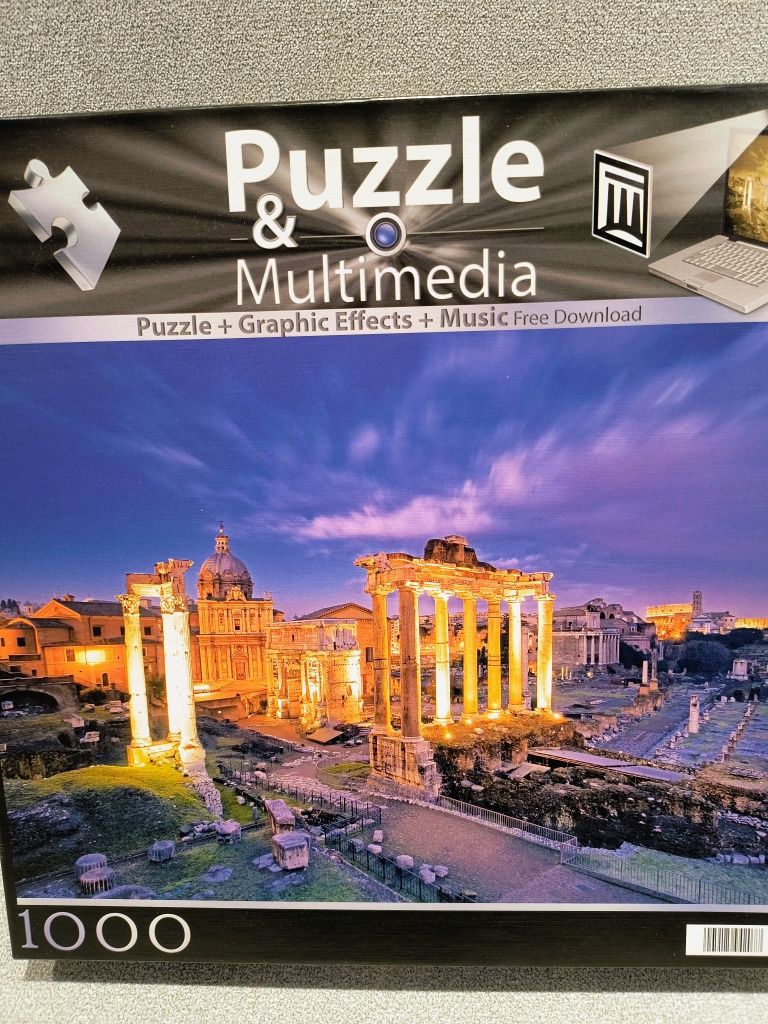 Puzzle 1000 elementów & Multimedia
