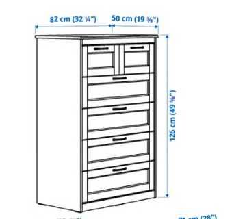 2 Cómodas Songesand/Ikea como novas
