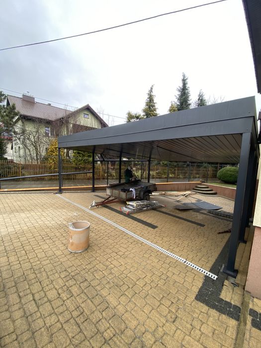 Wiata samochodowa Altany CarPort Zadaszenie samochodu tarasu drewutnia