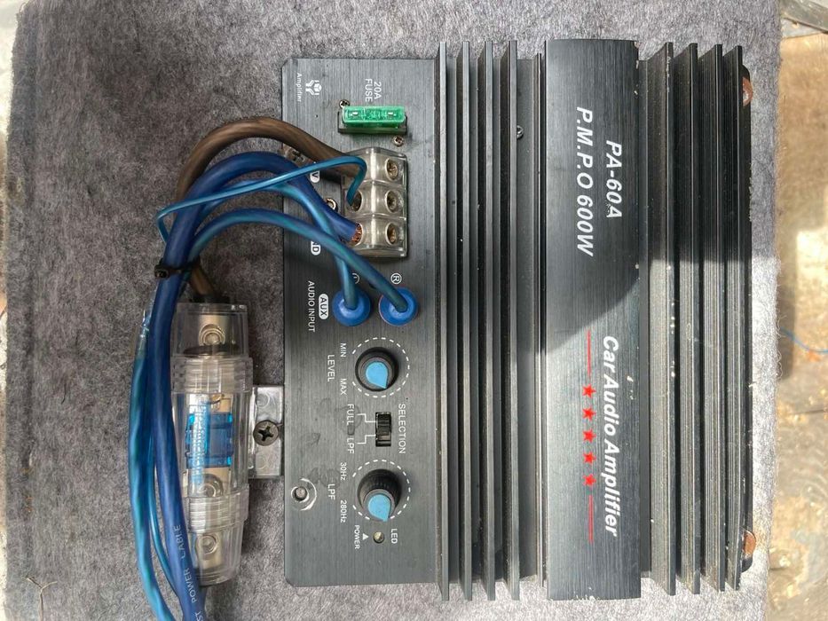 Сабвуфер активний та підсилювач PA-60A (100W/600W)