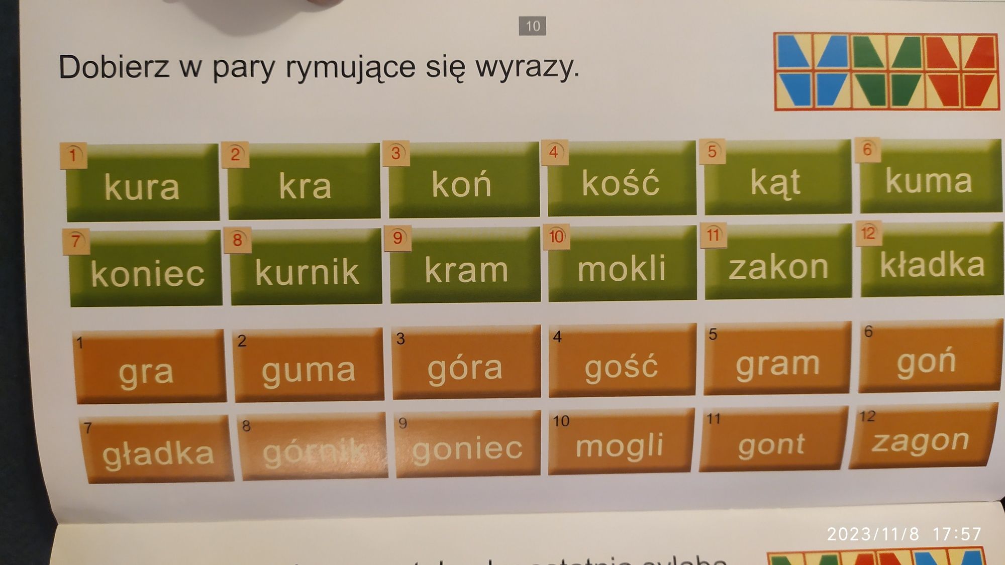 261. PUS Miała Baba Koguta doskonalenie słuchu fonemowego