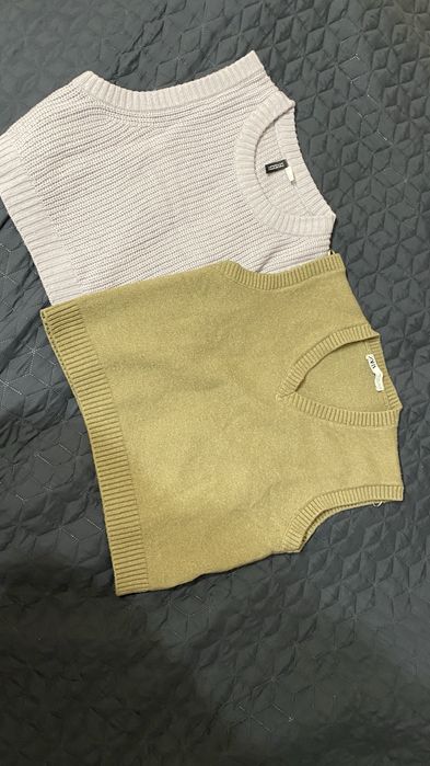 Жилет zara вязаний