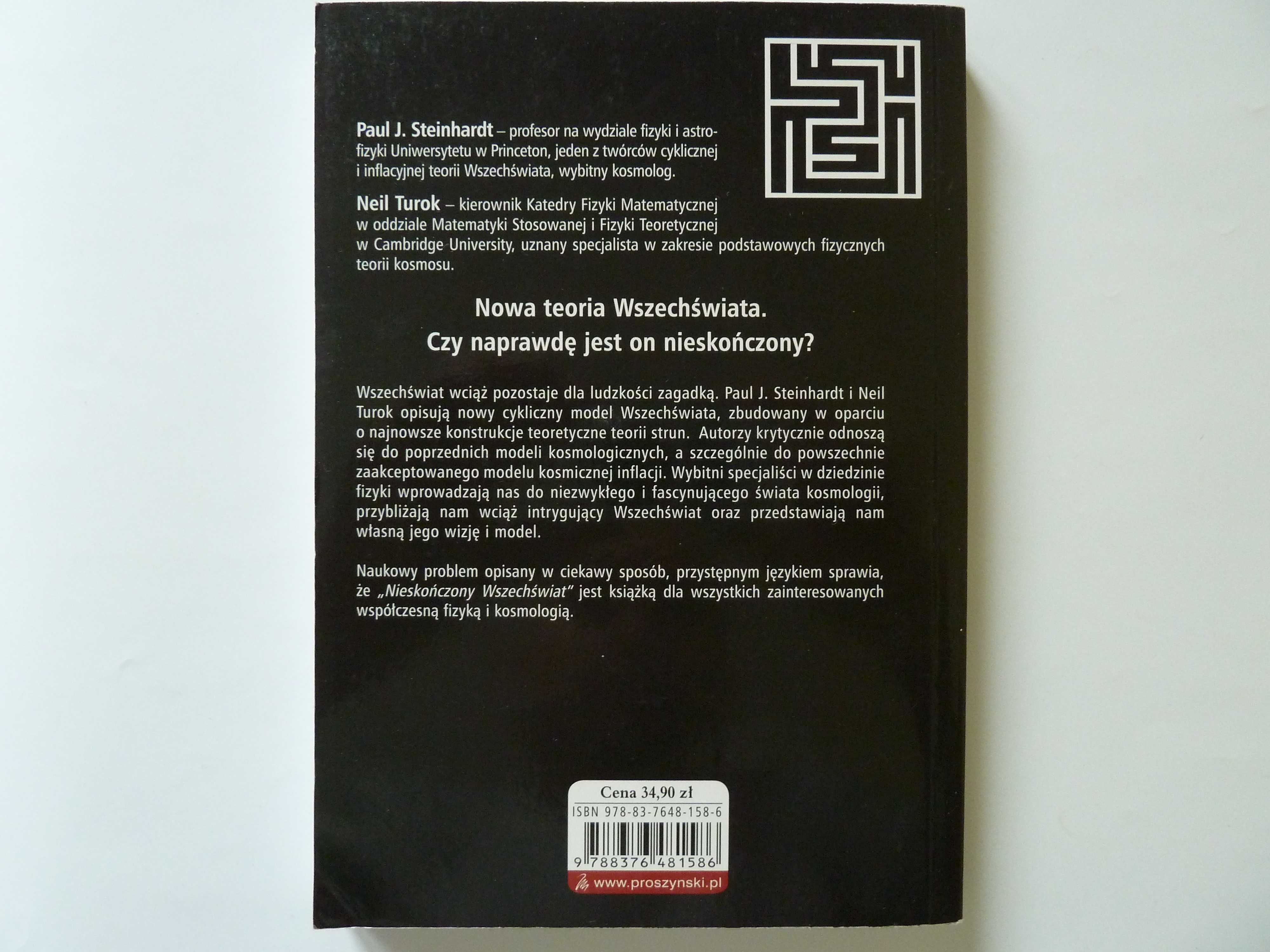 Paul J. Steinhardt , Neil Turok   Nieskończony wszechświat
