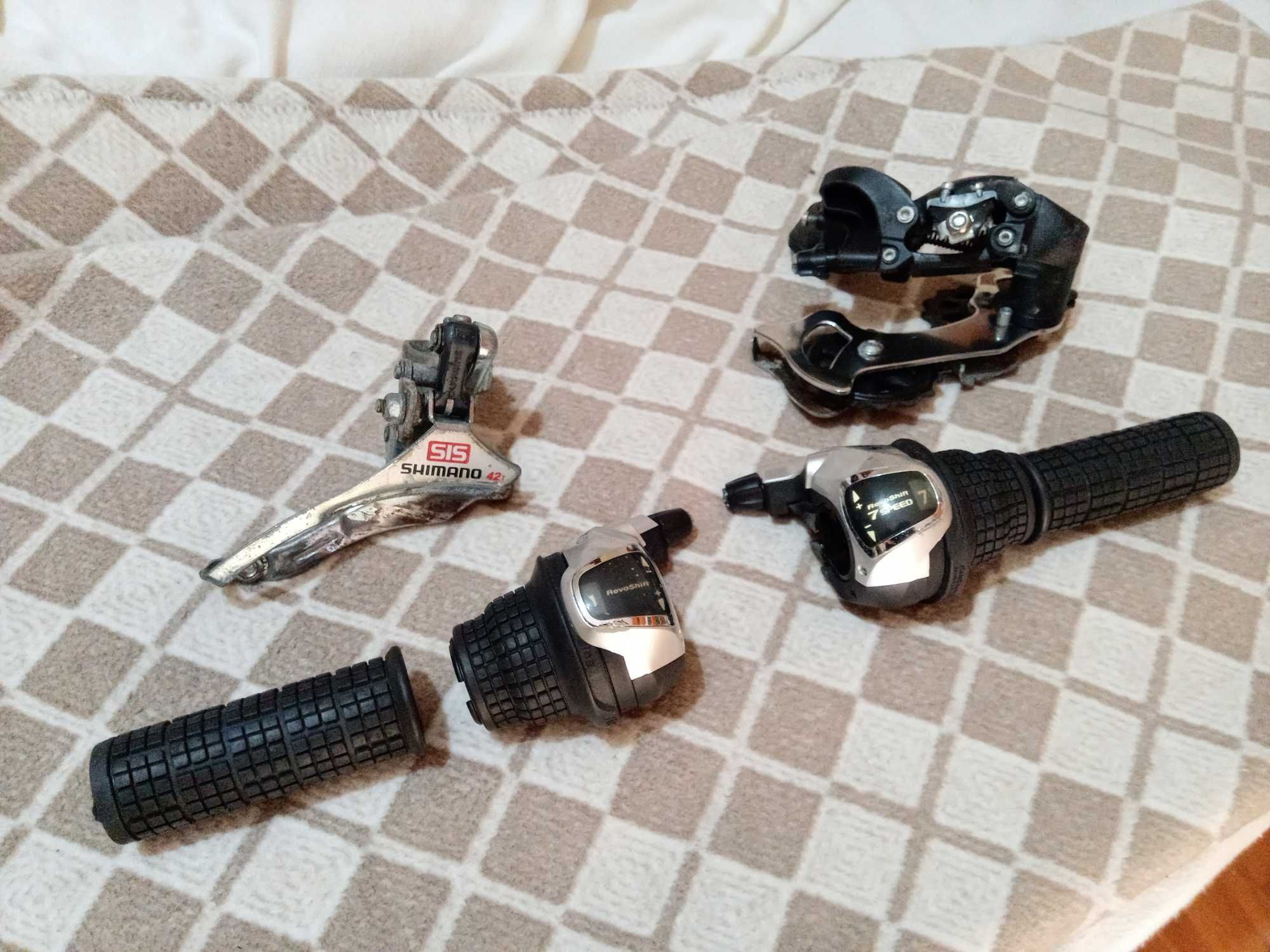 Conjunto Shimano 3x7 - Shifters + Desviadores Frontal e Traseiro
