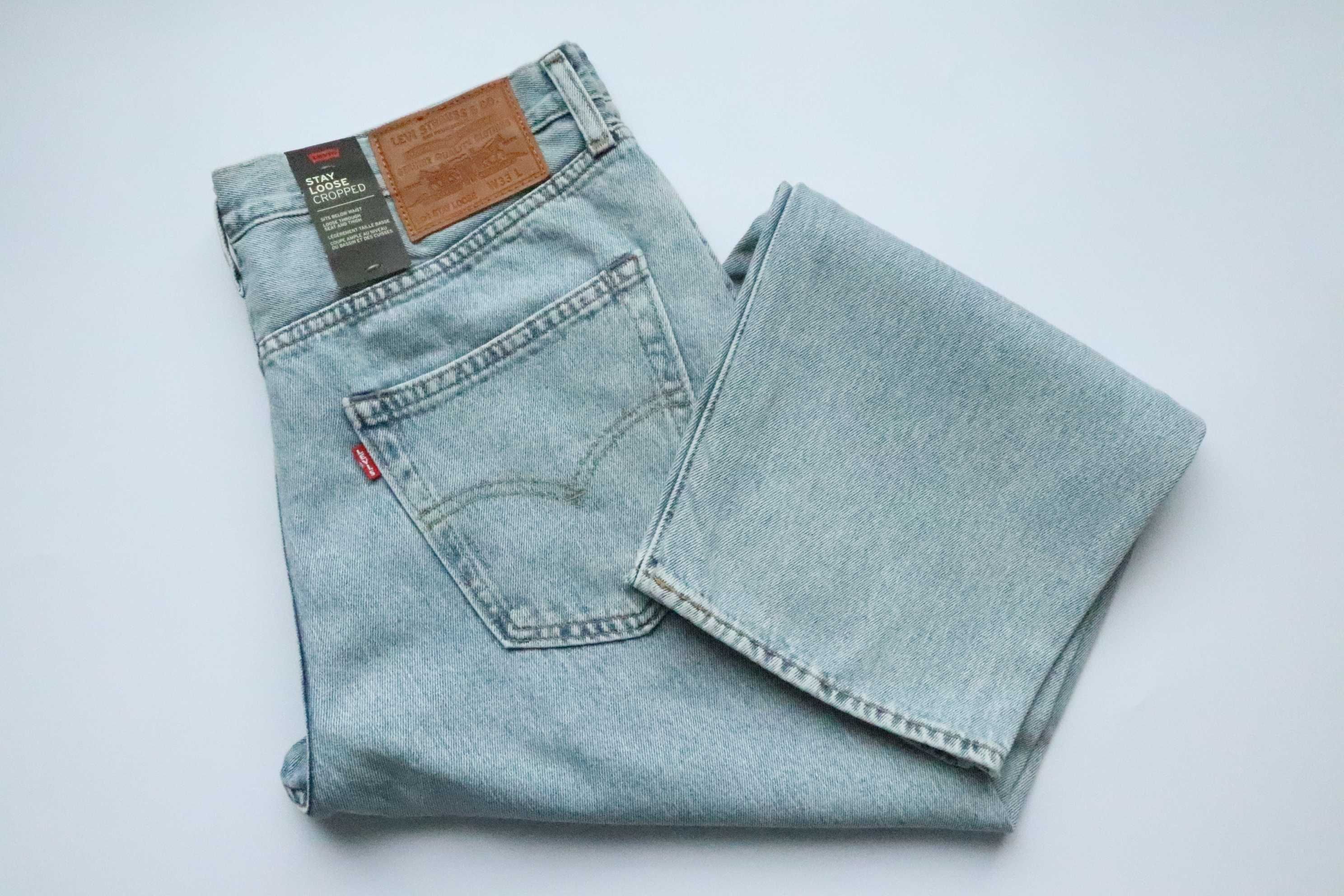 LEVIS STAY LOOSE W33 męskie spodnie nowe vintage retro cena 529zł