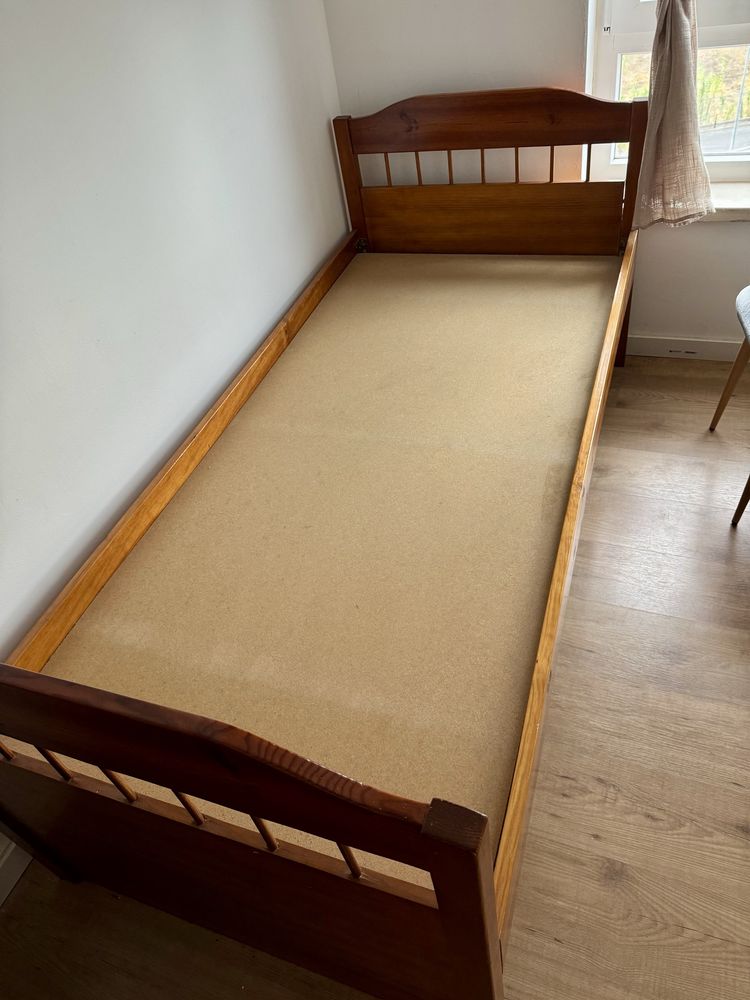 Cama solteiro madeira